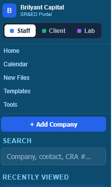 Screenshot 2026-09-03 at 11-12-59 SR&ED Portal — Brilyant Capital